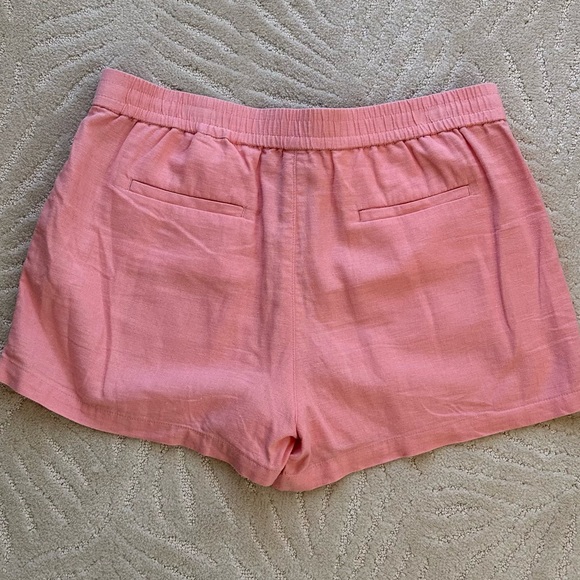 SZ M JCREW LINEN SHORTS - Picture 3 of 5